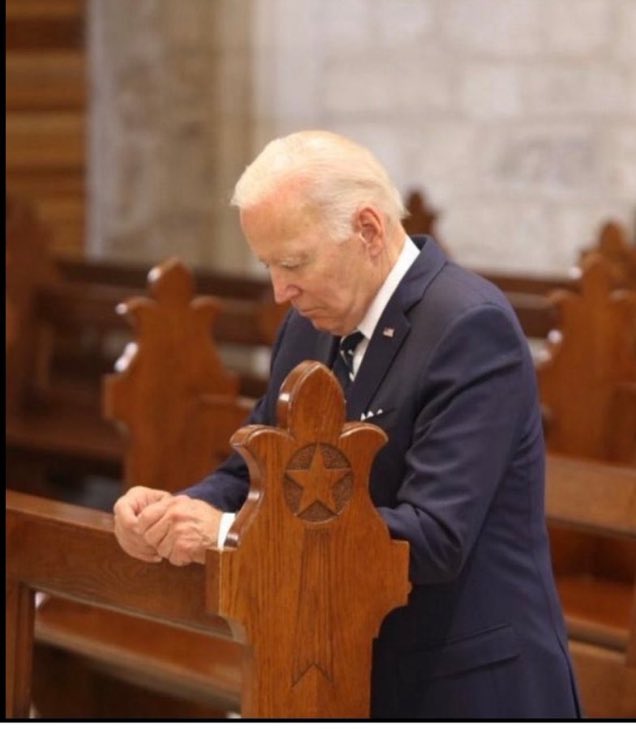 What sort of things go through his head as he prays?