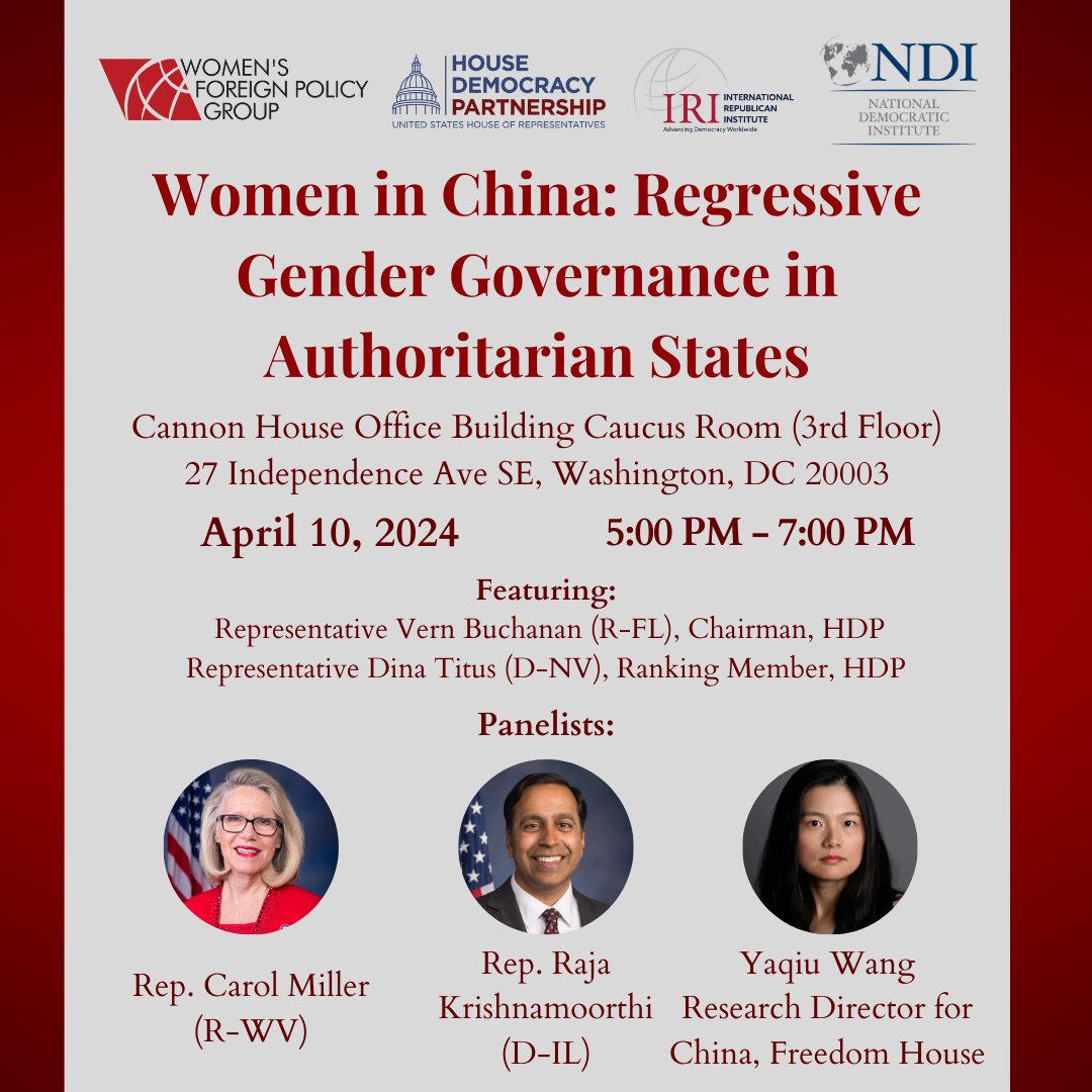 Join @wfpg tonight, where I will speak on CCP's crackdown on women's rights activism and its increased propaganda promoting traditional gender roles. wfpg.org/index.php?opti…