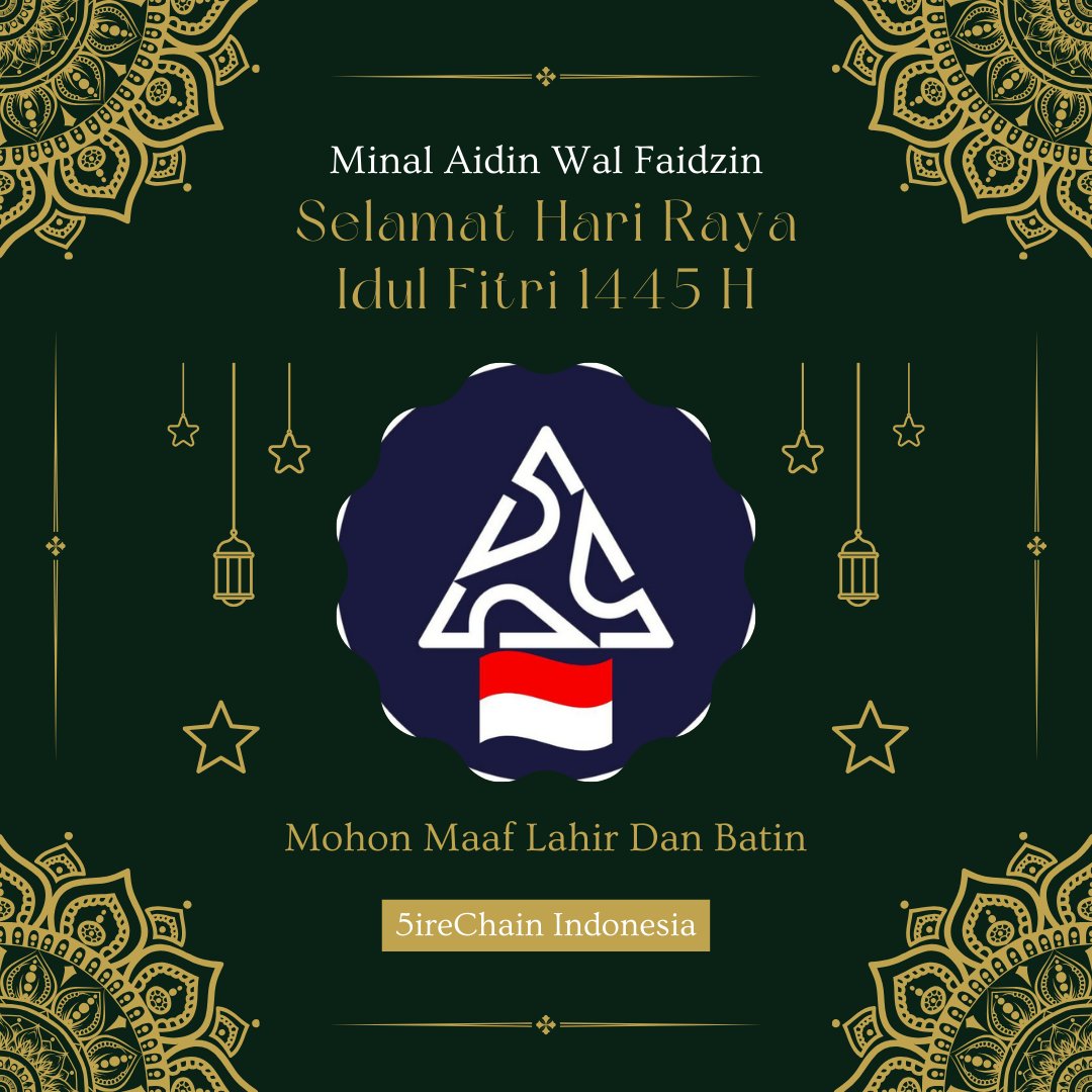 5irechainID's tweet photo. Minal Aidzin Wal Faidzin

Selamat Hari Raya Idul Fitri 1445H/2024M

Ada nanas makanya dingin
Balon diisi angin
Kalau ada salah maafin
Kalau ada duit siniin😬

#HariRaya #2024 https://t.co/szp9iNERNx