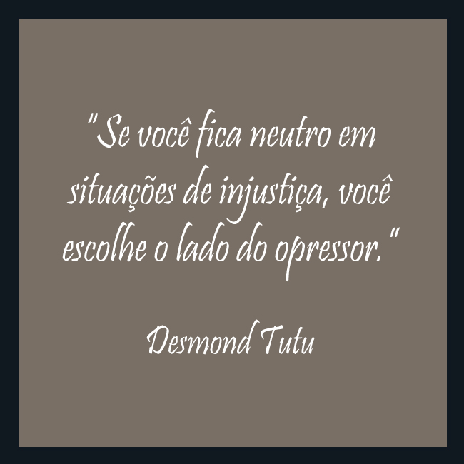 Momento de Reflexão #MomentodeReflexao #DesmondTutu