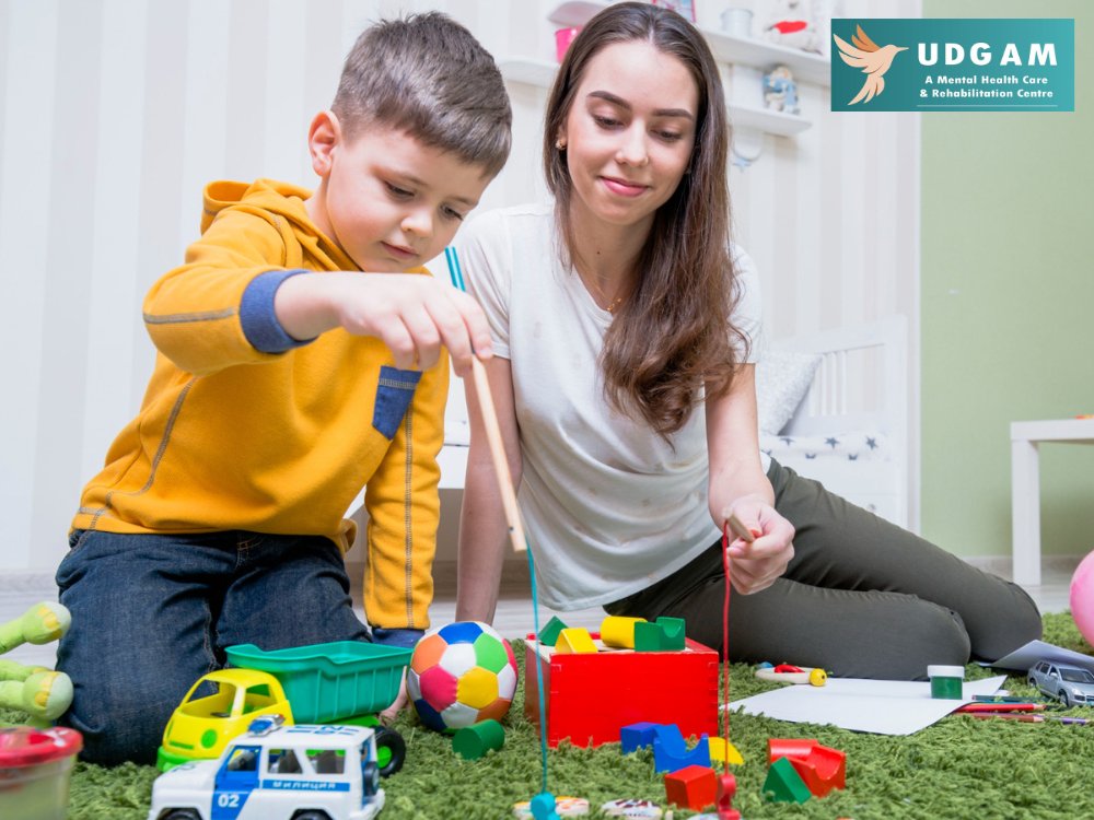 #AutismSupport At UDGAM - A Mental Health Care & Rehabilitation Centre, We encourage our patients to get their child tested as early as possible for ASD. While the diagnosis can be officially made when a child is 3 years and above, early intervention provides a better prognosis