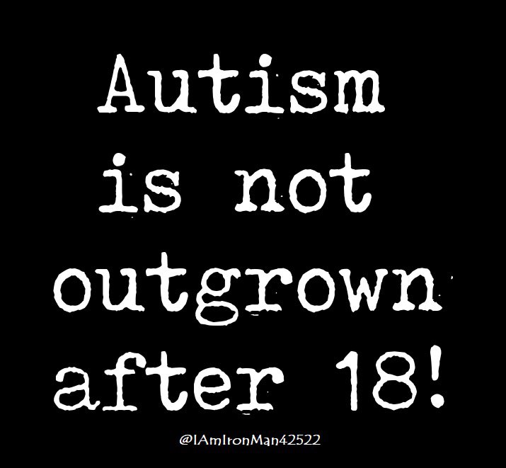 IAmIronMan42522's tweet photo. It is Wednesday, April 10, 2024, and today marks a new era for Autism Awareness that includes *all* age groups *and* support needs.

• It has been 5 years since I was diagnosed as autistic on August 29, 2019.  This was so late into adulthood, at age 37, that it ruined* my socioeconomic development.  Neither of the two mental healthcare providers I had accommodated it.

• It has been 2 years since I discovered that autism was #neurological and therefore a constant, integral influence in my life.  Not something that is ever* outgrown.  I refer to this as ‘actual’ awareness.

• It has been almost 1 year since I uncovered the disruptive #PTSD #trauma of my late diagnosis from 2019.  I haven’t been the same since.  Just check out My Holiday #JournalingExperiment .  I refer to this as ‘serious’ awareness.

• It has been only 2 months since I was abruptly discharged from all mental health services by my care provider in a move that was #discriminatory and incredibly disruptive to my mental health.  I refer this as ‘unacceptable’.

#LetThatThinkIn

My name is Jim Irion.
(@IAmIronMan42522 )

I am 42 years old, and I was always autistic.  If not identified or accommodated soon enough, we will suffer.  We will drift apart from a society that can benefit as much from our having a fulfilling life as what we can contribute in our lifetime.  Autism is not outgrown after 18!

This tweet is to raise awareness of adult support needs by letting my actions speak for themselves:  #AutisticChronophobiaTheory , #MonotropismEmploymentTheory , #AutismAdvocacy Series, #AutismAccommodation Series.  It is time to prioritize the changes we need.  It is time to advocate for them so future generations don’t have to suffer as we have.

“Time is the school in which we learn, time is the fire in which we burn.” #DelmoreSchwartz, Calmly We Walk through This April’s Day.

#ActuallyAutistic #ActuallyADHD #ActuallyAuDHD #Autism #autism #Autistic #autistic #AuDHD  #AutismAwareness #AutismAcceptance #AdultAutismAwareness #AdultAutismAcceptance #Awesomism #awesomism #AutismMatters #Autism4Life #AutisticCivilRights #AutismAwarenessMonth #AutismAccommodations #AutismIsNotOutgrown 

#AutismPTSDAwarenessDay 
April 26th