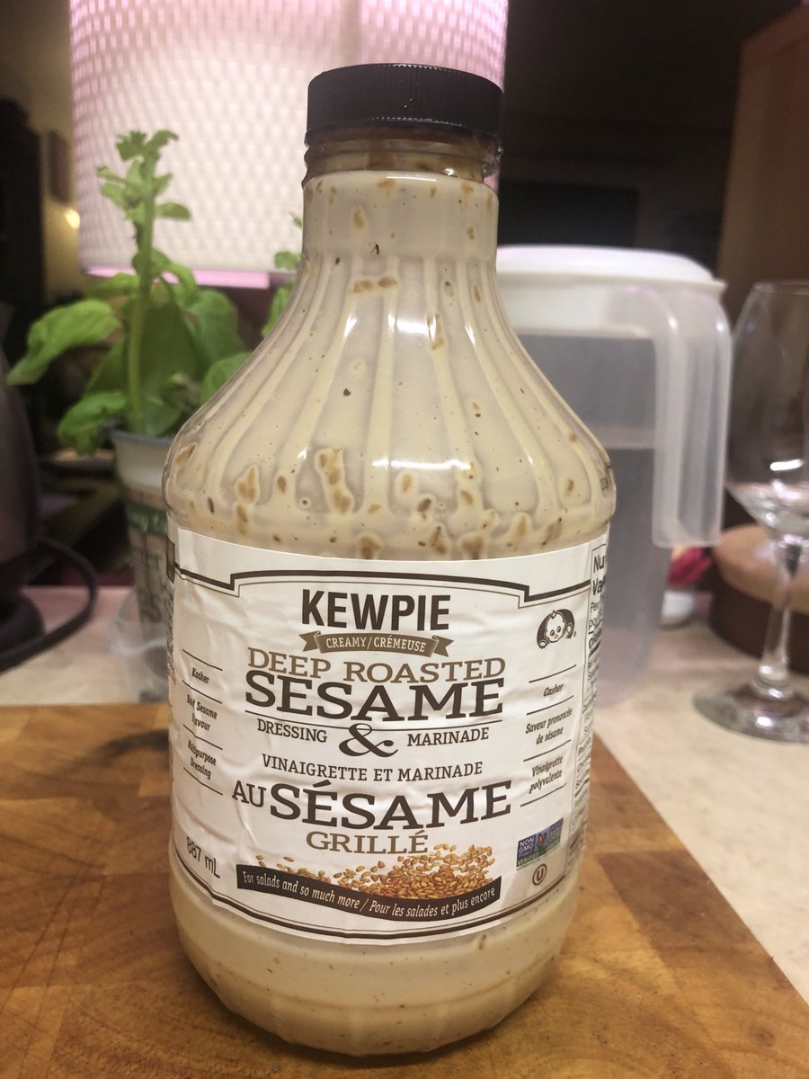 This sauce Omg if you know , you know . From Costco . So delicious and seasonal ???? Why seasonal . Come on ⁦@kewpieusa⁩ our bottle is almost empty .