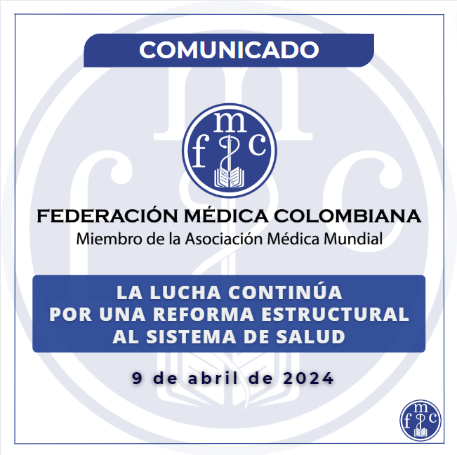 FedemedicaC's tweet photo. #ComunicadoFMC La lucha continúa por una reforma estructural al sistema de salud

Lamentamos que el Congreso haya hundido el Proyecto de Ley 339 “por medio de la cual se transforma el sistema de salud en Col🇨🇴 y se dictan otras disposiciones”.

Ver en👇
https://t.co/f3JgbCmt1Q https://t.co/0UvTOTxOfk