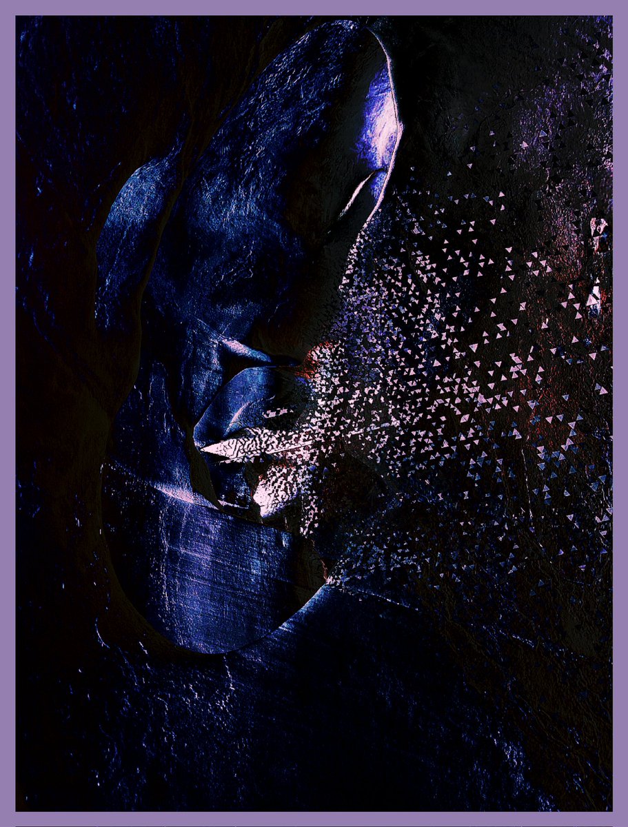 aaaryiaaa's tweet image. Peering into the abyss, one finds not just darkness but a cascade of color and emotion, where the soul’s silhouette is both lost and found. 🌘🌗
#ArtExpression #VisualEcho #CreativeAbyss #AbstractArt #TwitterArt #CosmicDance