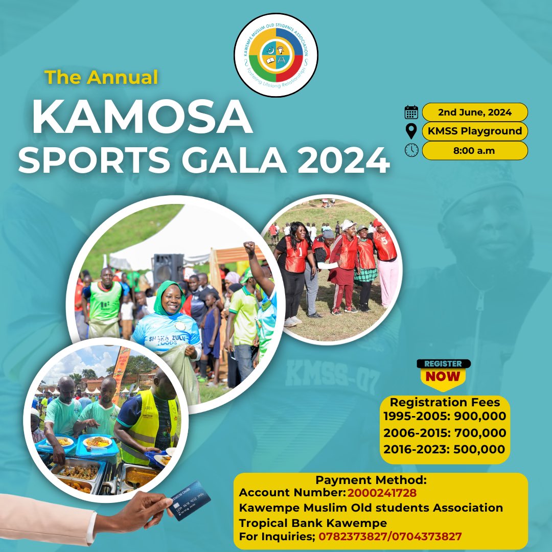 The Annual Kamosa Sports Gala is here! Register your cohort now📌 #KamosaGalaEdition2024