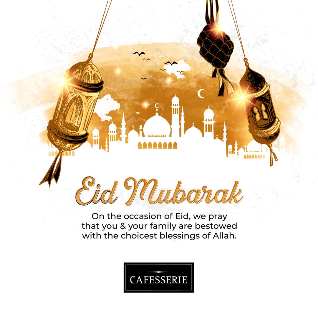 On the occasion of #Eid, we pray that you and your family are bestowed with the choicest blessings of Allah. #EidMubarak!🙏 #BeOurGuest #DineWithUs