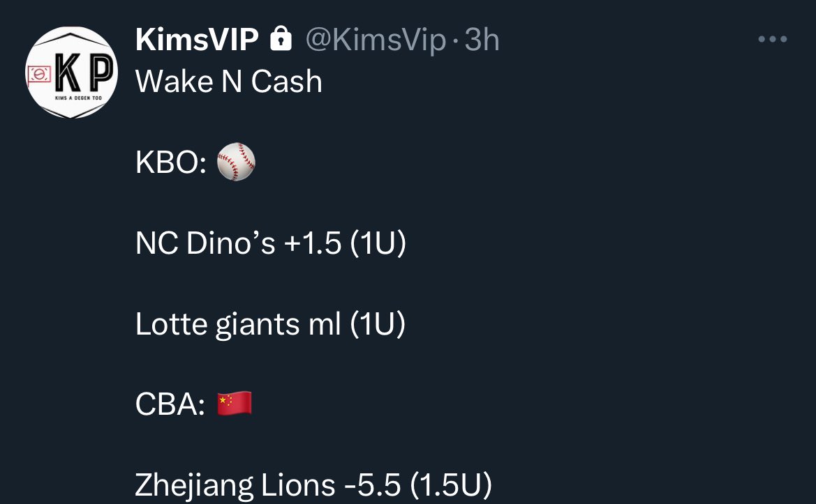 bestvipcappers's tweet image. #kimspicks