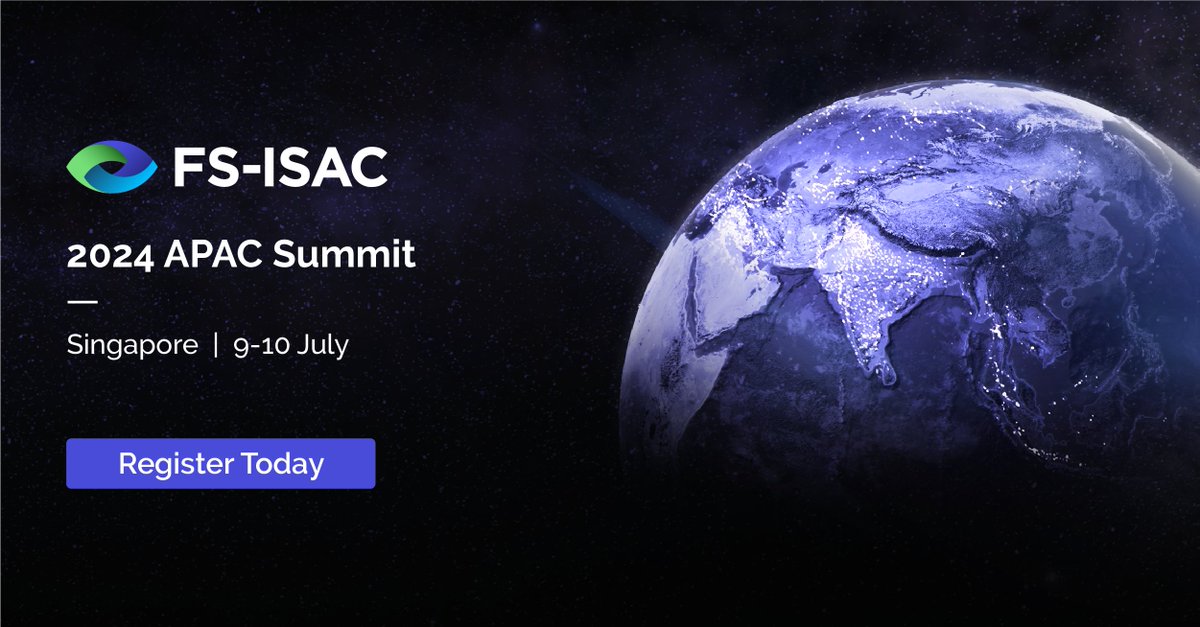 We are pleased to announce the keynote speaker for our APAC Summit: Kristopher Fador, Chief Information Security Officer at @BankofAmerica. Registration is open to our members - we hope to see you in Singapore on 10 July bit.ly/4aoLmdR