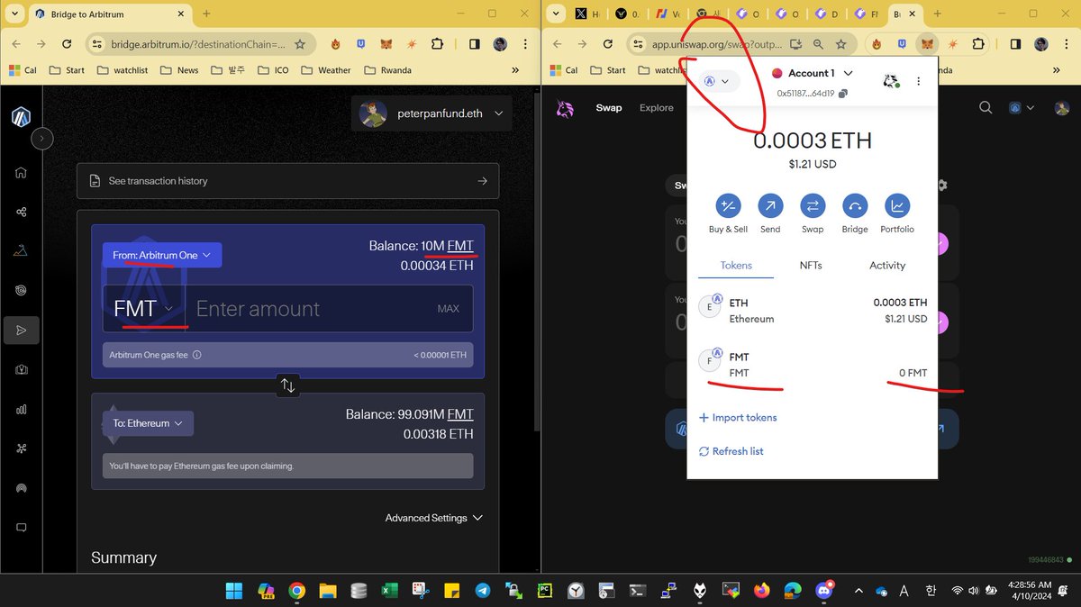 peterpanfund's tweet photo. can you help show @arbitrum bridged assets show on @MetaMask @sgoldfed https://t.co/EPF8uSi1Qx