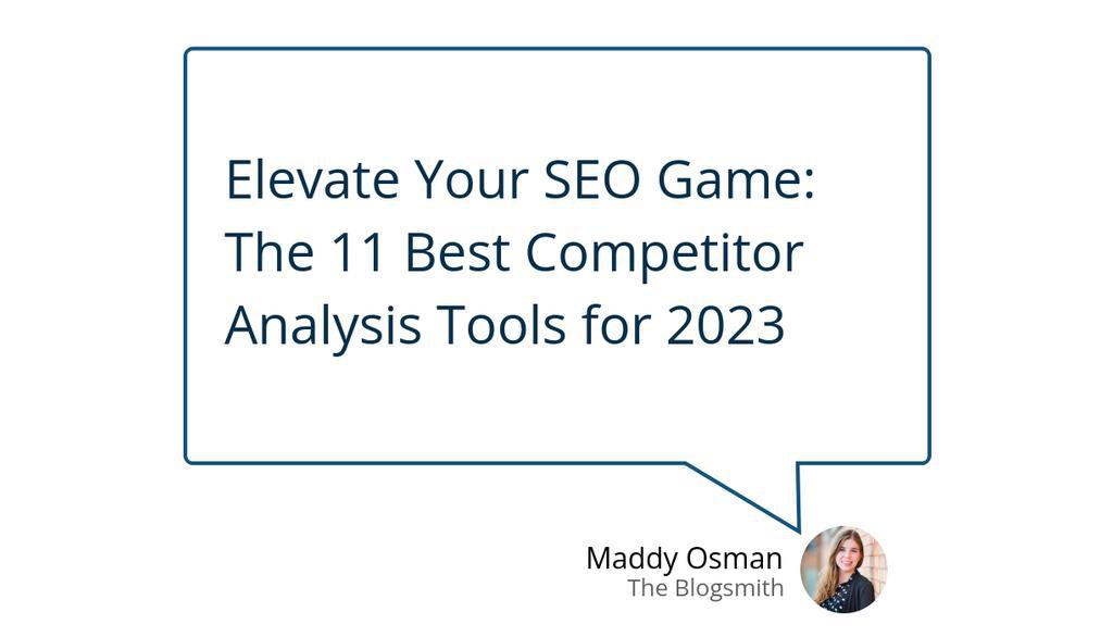 The importance of competitor analysis tools is tracking competitors’ search engine performance so your search engine optimization (SEO) efforts don’t fall behind.

Read more 👉 lttr.ai/ARSWu

#SEO #CompetitorAnalysis