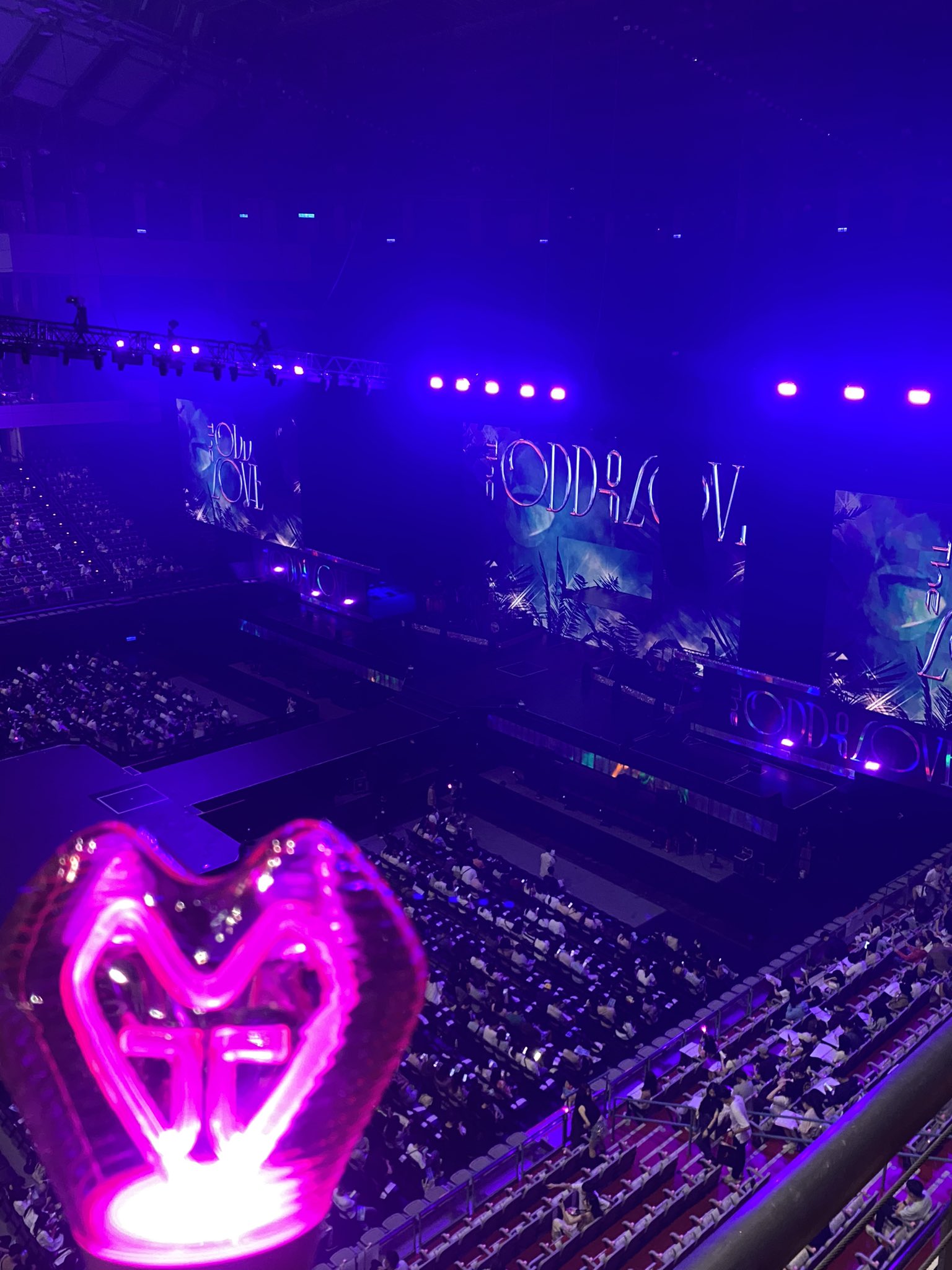 【画像】台北アリーナの座席からの見え方を紹介！座席表とキャパについても