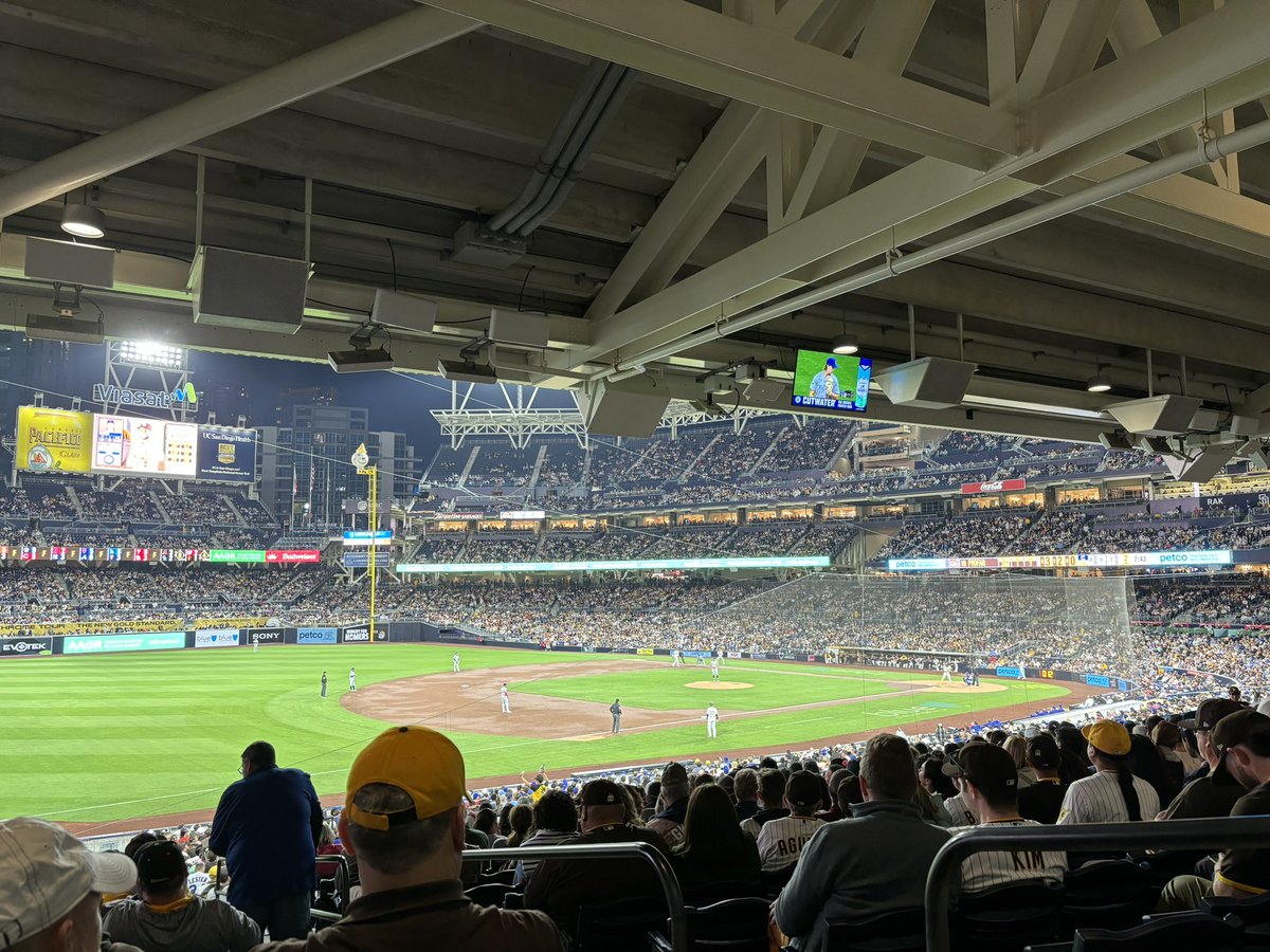 Group outing at #AACR24 at @Padres game! @oncoscientist