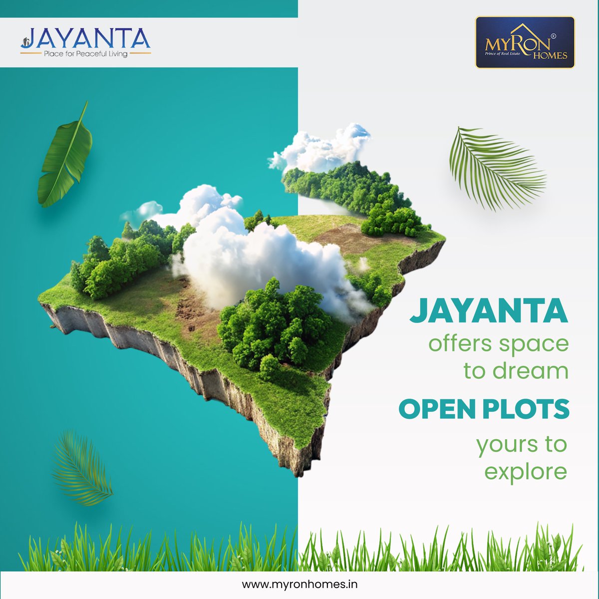 Step into a world of opportunity with Jayanta's open plots. Each plot offers space for you to dream, explore, and create the home you've always wanted.

#jayanta #Myronhomes #myronhomesinfra #jayantaopenplots #PoweringTheFuture #HighReturns #plotsforsale #Tirupati #realestatelife