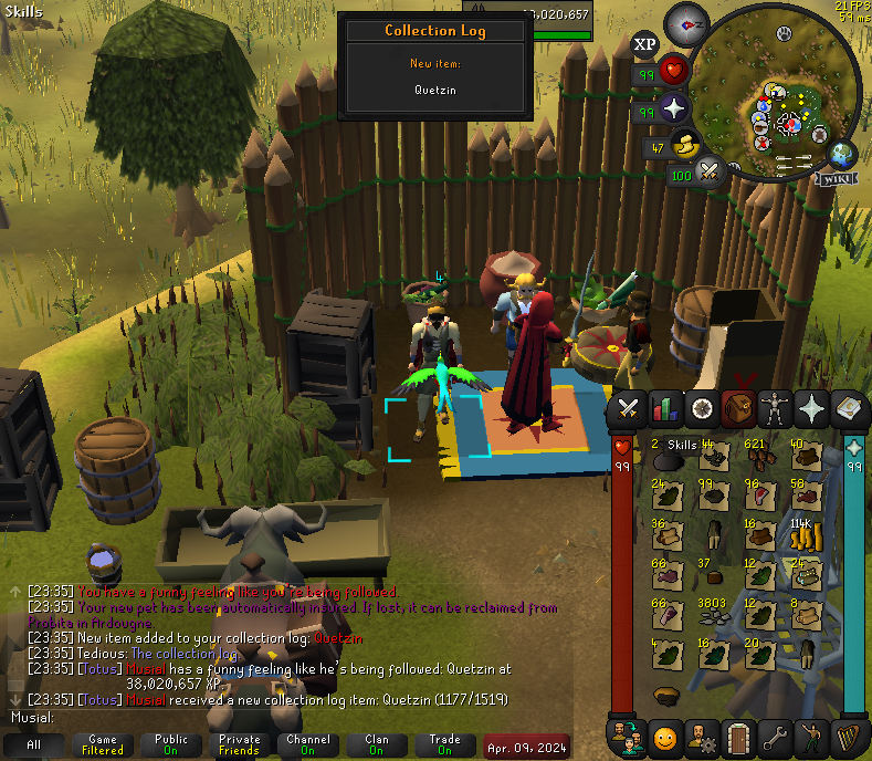 Musial_OSRS's tweet image. #21 Quetzin ~600 Rolls