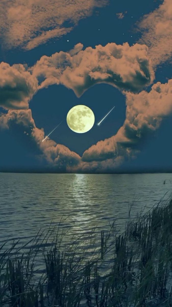 Moon with love.