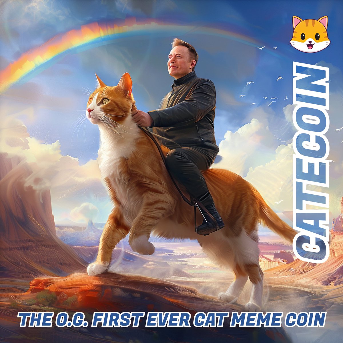 #CateCoin - Innovating memes since 2021 😻 -> 1st cat-themed #memecoin -> 1st meme sharing platform @elonmusk Its time to pick a cat... $CATE vs $DOGE