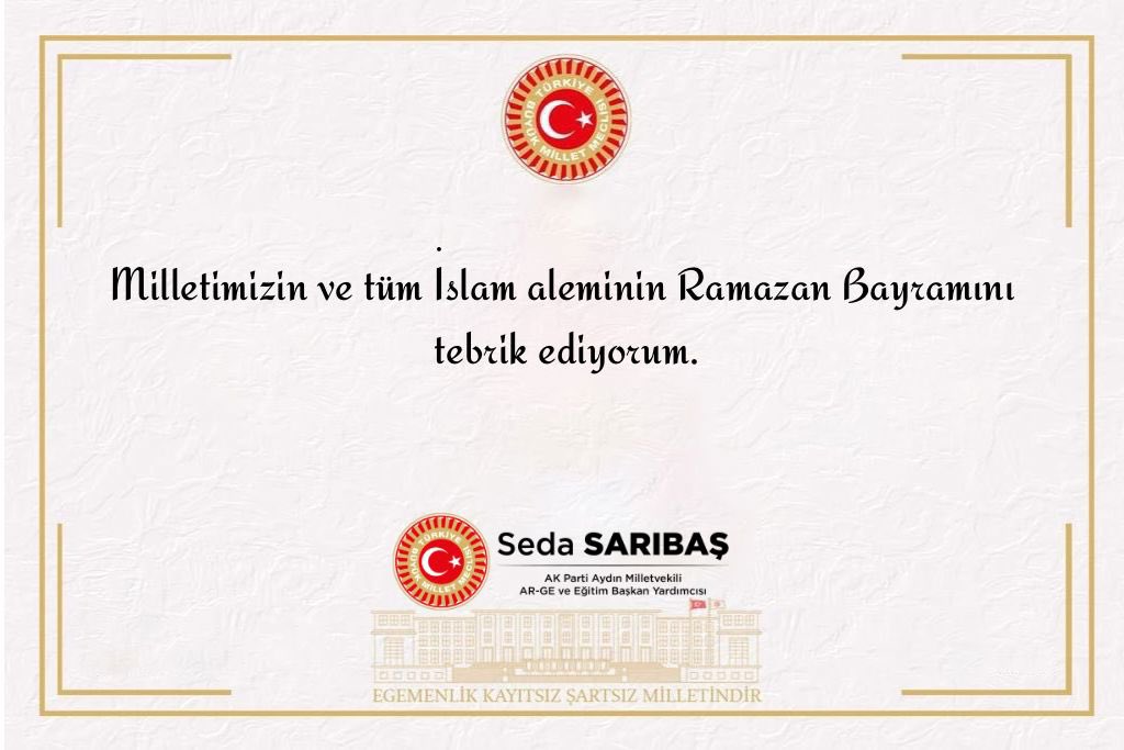 Milletimizin ve tüm İslam aleminin Ramazan bayramını tebrik ediyorum.