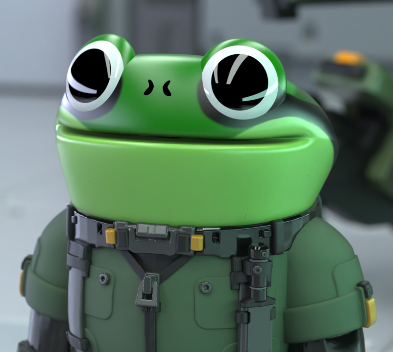 MechNuggets's tweet photo. @ahundred_eth @ANIMOindustries Froggy u say? https://t.co/TyIi4zMHhG