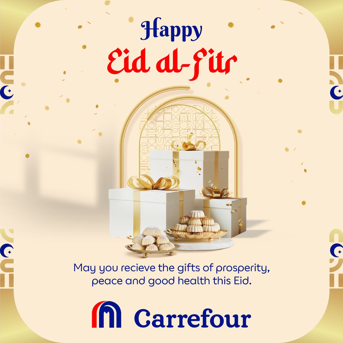 As the holy month of Ramadan comes to a close, may the spirit of Eid fill your hearts with joy, peace, and prosperity. Wishing you and your loved ones a blessed Eid Al-Fitr filled with happiness, and cherished moments. #CarrefourKenya #MoreForYou #GreatMoments @MajidAlFuttaim