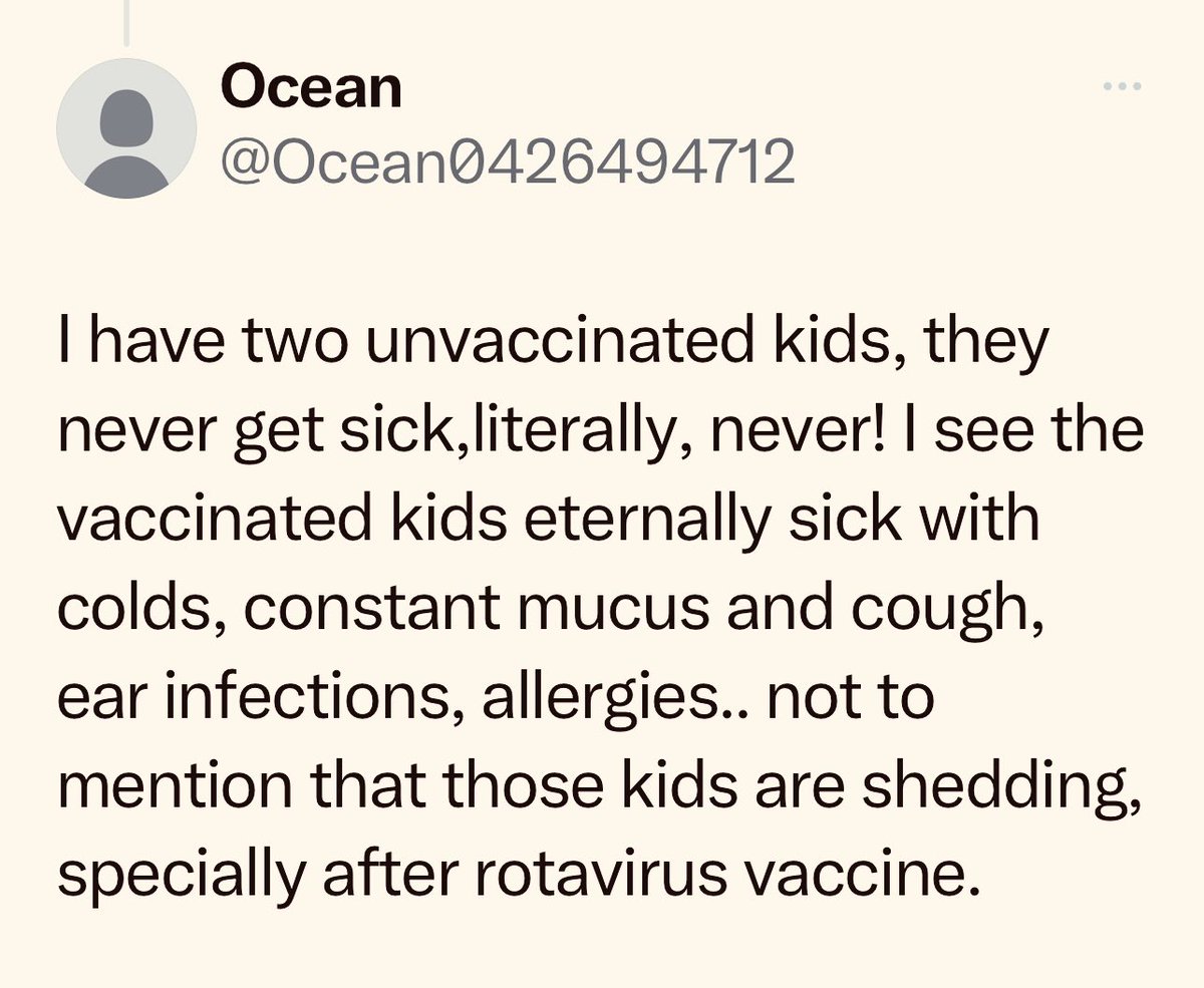 The unvaccinated are the healthiest!!!