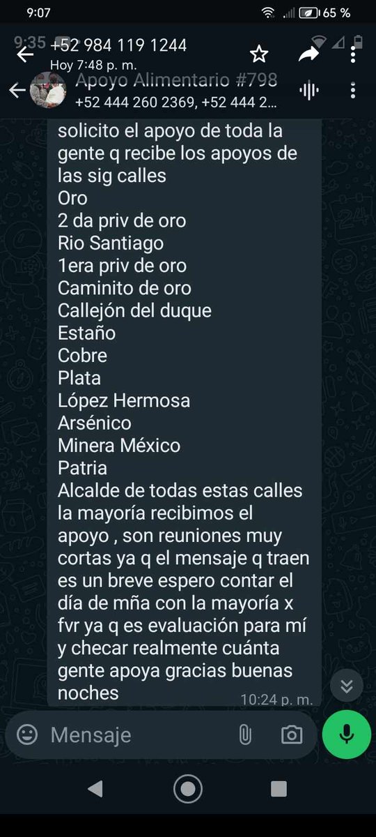 @RGC_Mx @GobEdoSLP @VSE_SLP @partidoverdemex @SSPC_SLP @EloyFranklin @RuthGonzalezMx @DIFEstatalSLP @jgpetorresmx @FiscaliaSLP @LeonorNoyolaC @GilVillafuerte @JCValladaresMx @erika_salgado @Globalmediamx @pulso_mx @ElSoldeSanLuis @vuelomagazine1 @AstrolabioSLP @codigosanluisi