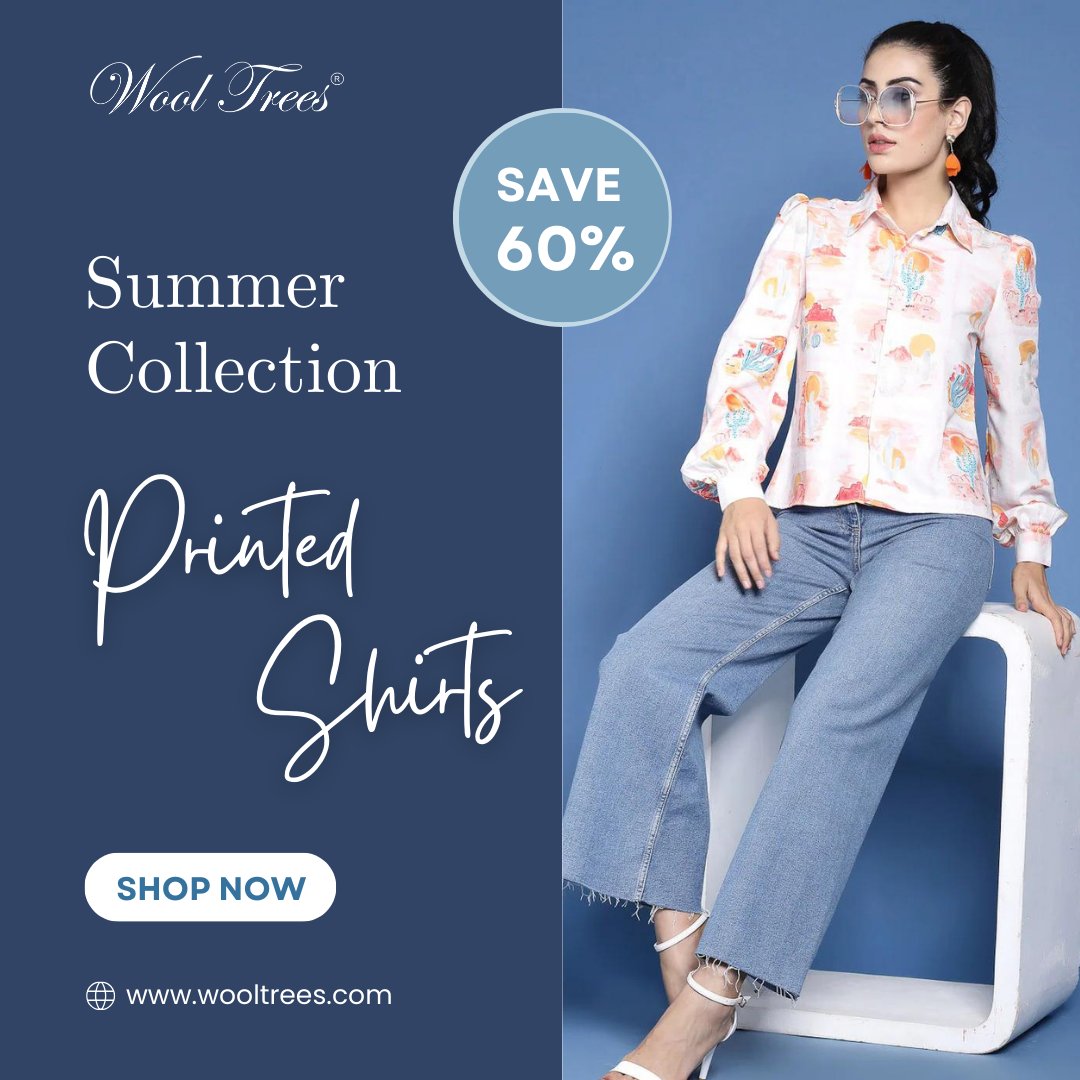 Life's too short for boring outfits—get ready to make a statement this summer! 💁‍♀️ Our collection of printed shirts, denim shirts, and denim dresses is here to help you shine.

Shop Now: bit.ly/3TVB4KS

#PrintedPerfection #SummerStyle #EndOfSeasonSale #SummerSale
