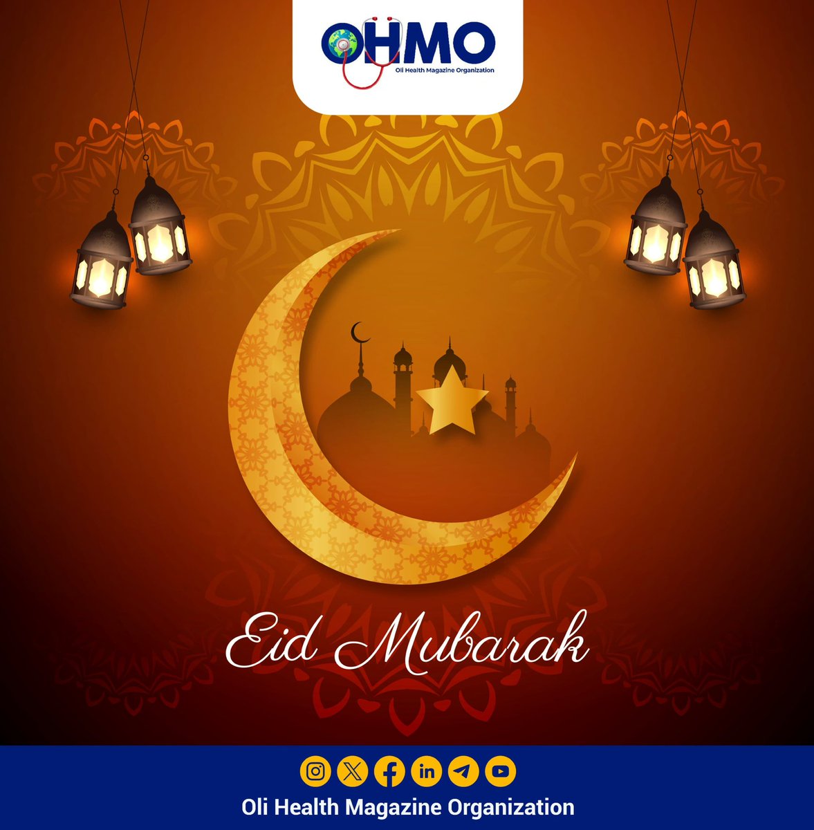 Eid Mubarak to our brothers and sisters! May this special day bring you happiness, peace, and prosperity. @OliHealthOrg