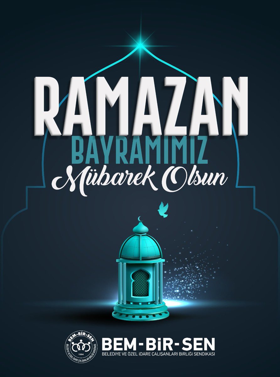 Ramazan-ı Şerif’in hediyesi, İslam âleminin birlik ve beraberliğini güçlendiren, huzur ve sürur getiren Mübarek Ramazan Bayramı'mızın sağlık, afiyet, huzur ve bereket dolu günlere vesile olmasını Yüce Rabbimizden niyaz ediyor, Bem-Bir-Sen ailesi olarak teşkilatımızın,…