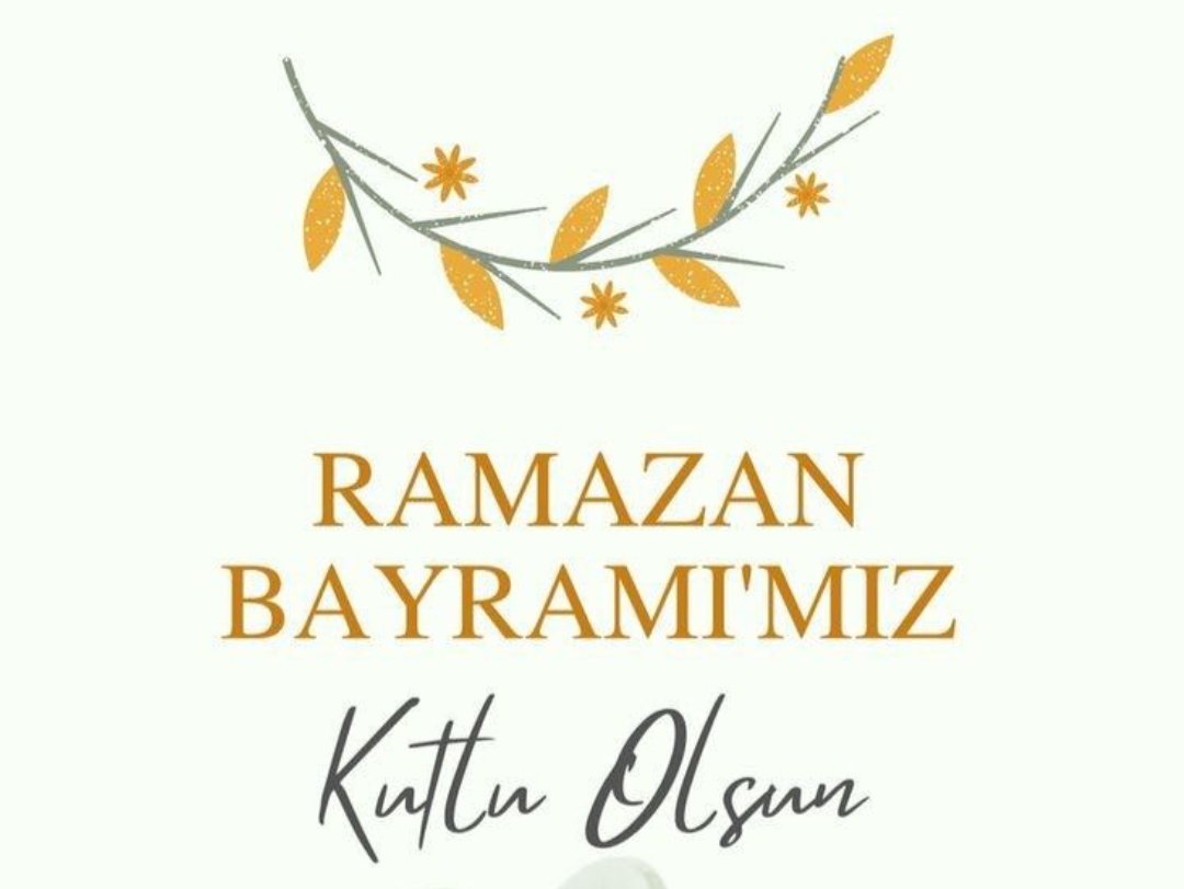 Türk Milletinin ve tüm İslam aleminin, sevdikleriyle beraber şeker tadında ve huzurlu bir bayram geçirmelerini diliyorum. #RamazanBayramı #RamazanBayramınızMübarekOlsun