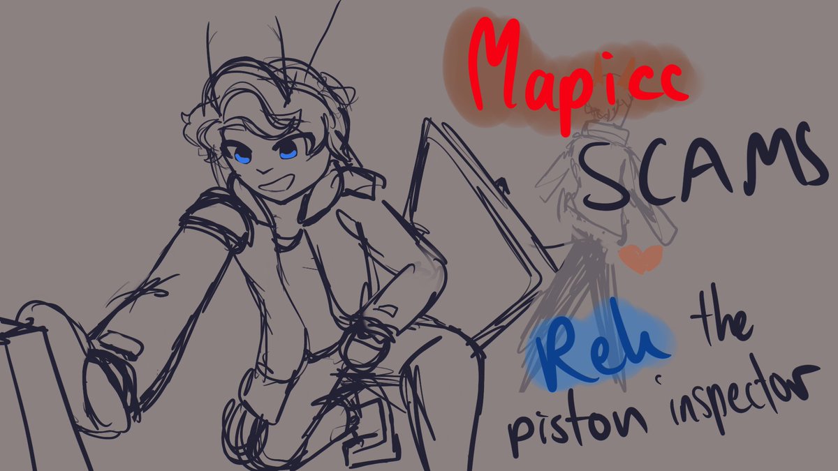 youtu.be/nX856F9qkTc bongo. animatic part two out. (youtube pls embed the video 😭 will put in the thumbnail just in case it doesn't.) i think im making good progress haha 

#rekrap2fanart #mapiccfanart