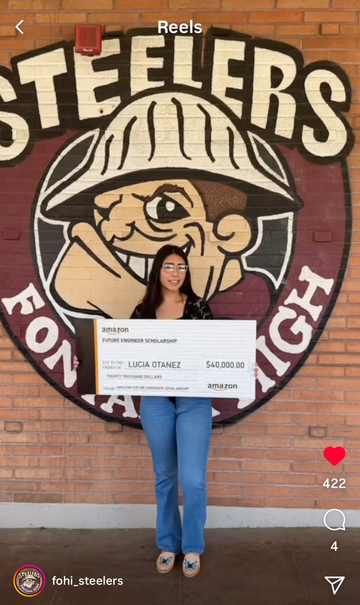 Joining @jeffambroz from @amazon_policy @DrJBourgeois and @AcqieWarren to surprise one of our @Fohi_Steelers with the #AmazonFutureEngineer scholarship! Definitely a #Top10Tuesday✌🏽#IBelieveInFUSD #RightWhereIBelong @FontanaUnified @FUSD_Supt