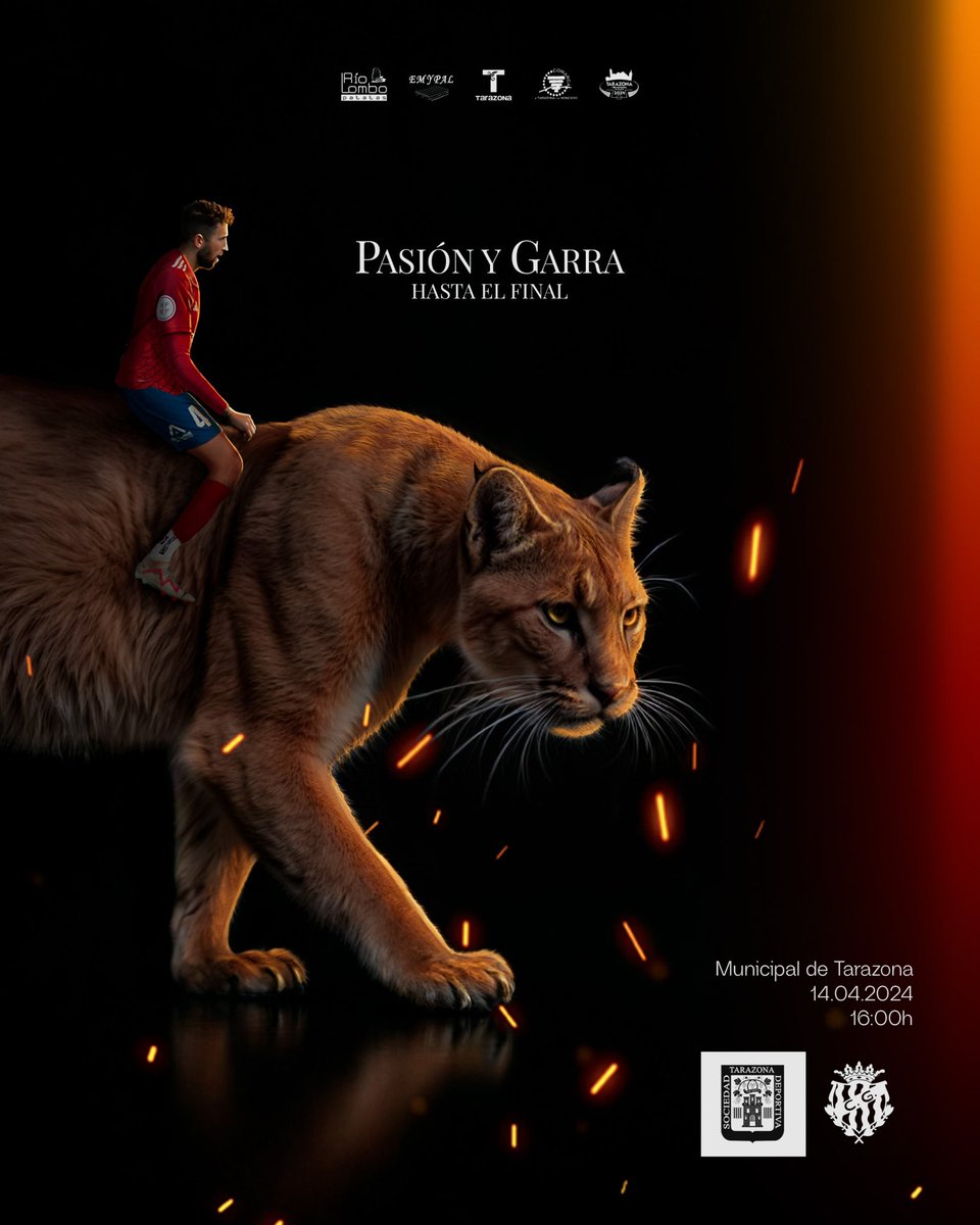 🐆 ℂ𝕠𝕟𝕥𝕒𝕞𝕠𝕤 𝕔𝕠𝕟𝕥𝕚𝕘𝕠…
𝗦𝗗 𝗧𝗔𝗥𝗔𝗭𝗢𝗡𝗔 - 𝗡𝗔̀𝗦𝗧𝗜𝗖
▫️ 𝖣𝗈𝗆𝗂𝗇𝗀𝗈 𝟣𝟦 𝖺𝖻𝗋𝗂𝗅 | 𝟣𝟨:𝟢𝟢 𝗁
▫️ 𝖤𝗌𝗍𝖺𝖽𝗂𝗈 𝖬𝗎𝗇𝗂𝖼𝗂𝗉𝖺𝗅 𝖽𝖾 𝖳𝖺𝗋𝖺𝗓𝗈𝗇𝖺
¡𝘏𝘢𝘴𝘵𝘢 𝘦𝘭 𝘧𝘪𝘯𝘢𝘭!