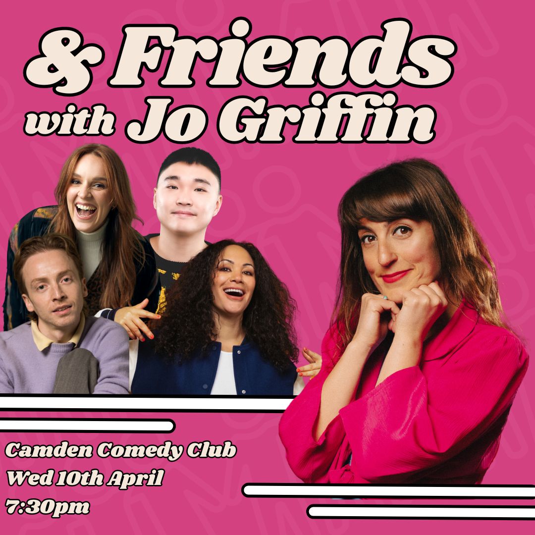 TONIGHT! Don't miss @_JoGriffin hosting a brilliant night of comedy featuring @derekscottmitch , @TheBron_Com ,@jin_hao_li and Katie Norris 🎟️Tickets here: link.dice.fm/Me86310ba50c🎟️