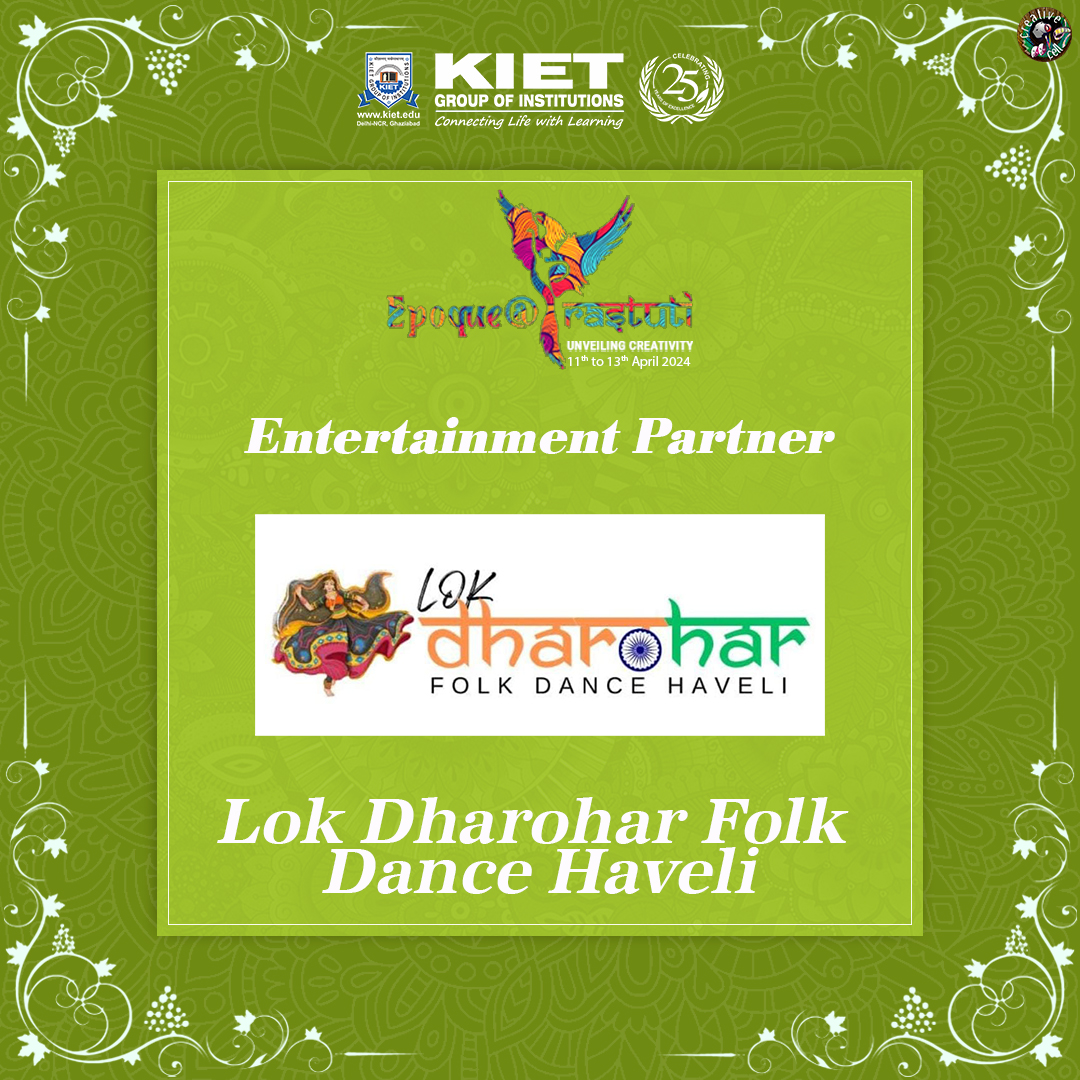 Immerse yourself in the vibrant tapestry of tradition with our #Entertainment_Partner, #Rajasthan_Cultural_Troupe #Lok_Dharohar Folk Dance Haveli. 

#kiet_group_of_institutions #KIETGZB  #KIET #AKTU #AICTE #EpoqueAtPrastuti2024 #LokDharohar #FolkDanceHaveli #CulturalExtravaganza