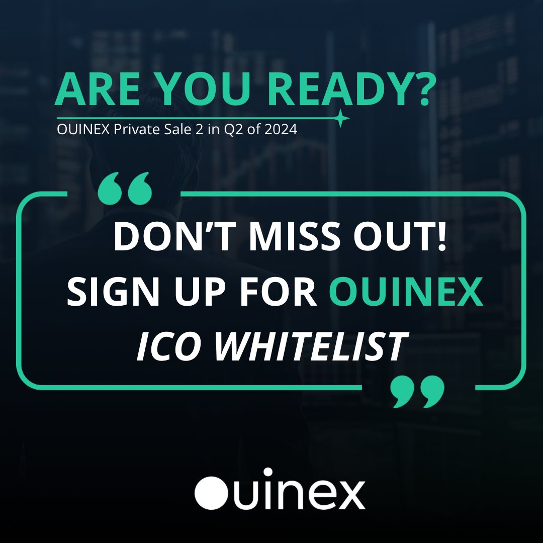 The countdown has begun! Ouinex's exclusive 2nd Round Private Sale is just around the corner in Q2 2024. 🌟 Don't miss your chance to be part of the future. 

Sign up now: ouinex.com/#newsletter

#Ouinex