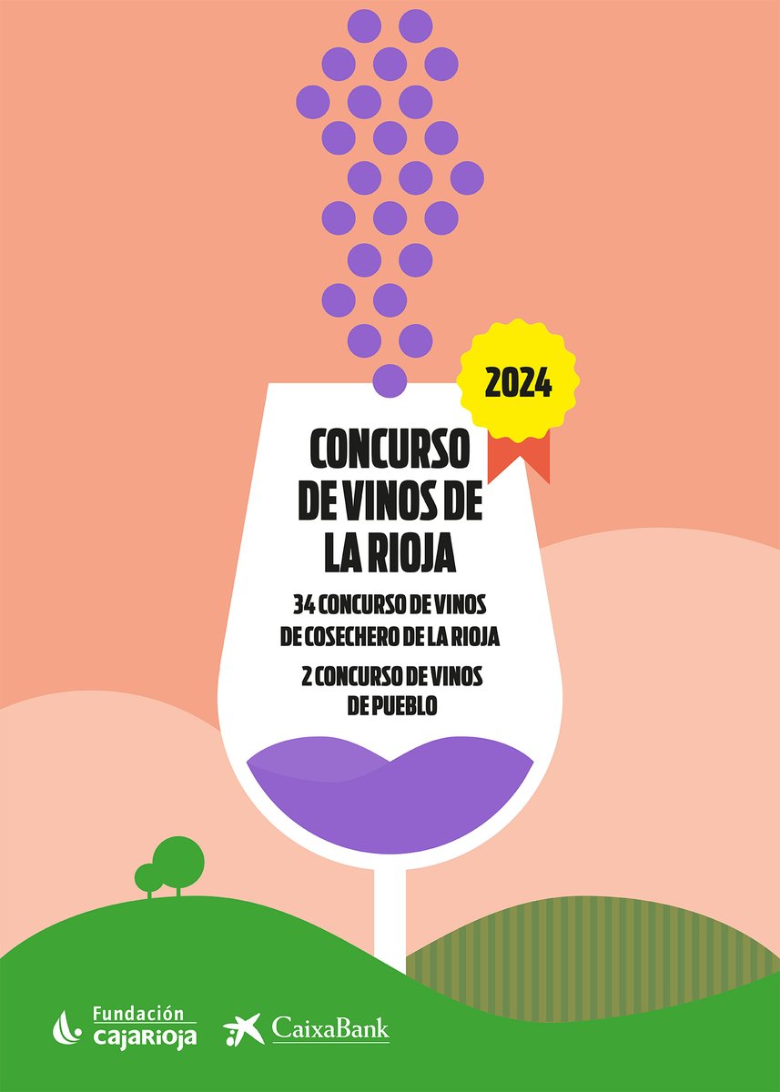 fund_cajarioja's tweet photo. 🍇🍷/Abierta la convocatoria para participar en el ‘Concurso de Vinos de La Rioja’ y el ‘Concurso de Vinos de Pueblo’, impulsado por Fundación Caja Rioja y @caixabank, cuyos ganadores se conocerán el 30 de mayo.

Más información aquí: 
https://t.co/demsHag2HA https://t.co/e9zl68RP5h
