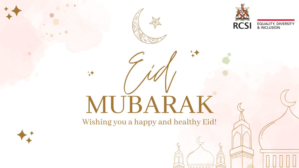 Wishing a happy and healthy Eid to all in our RCSI community who are celebrating! Eid-ul-Fitr marks the end of Ramadan and is a time of celebration and festive traditions with family and loved ones. #EidMubarak #EidMubarak2024