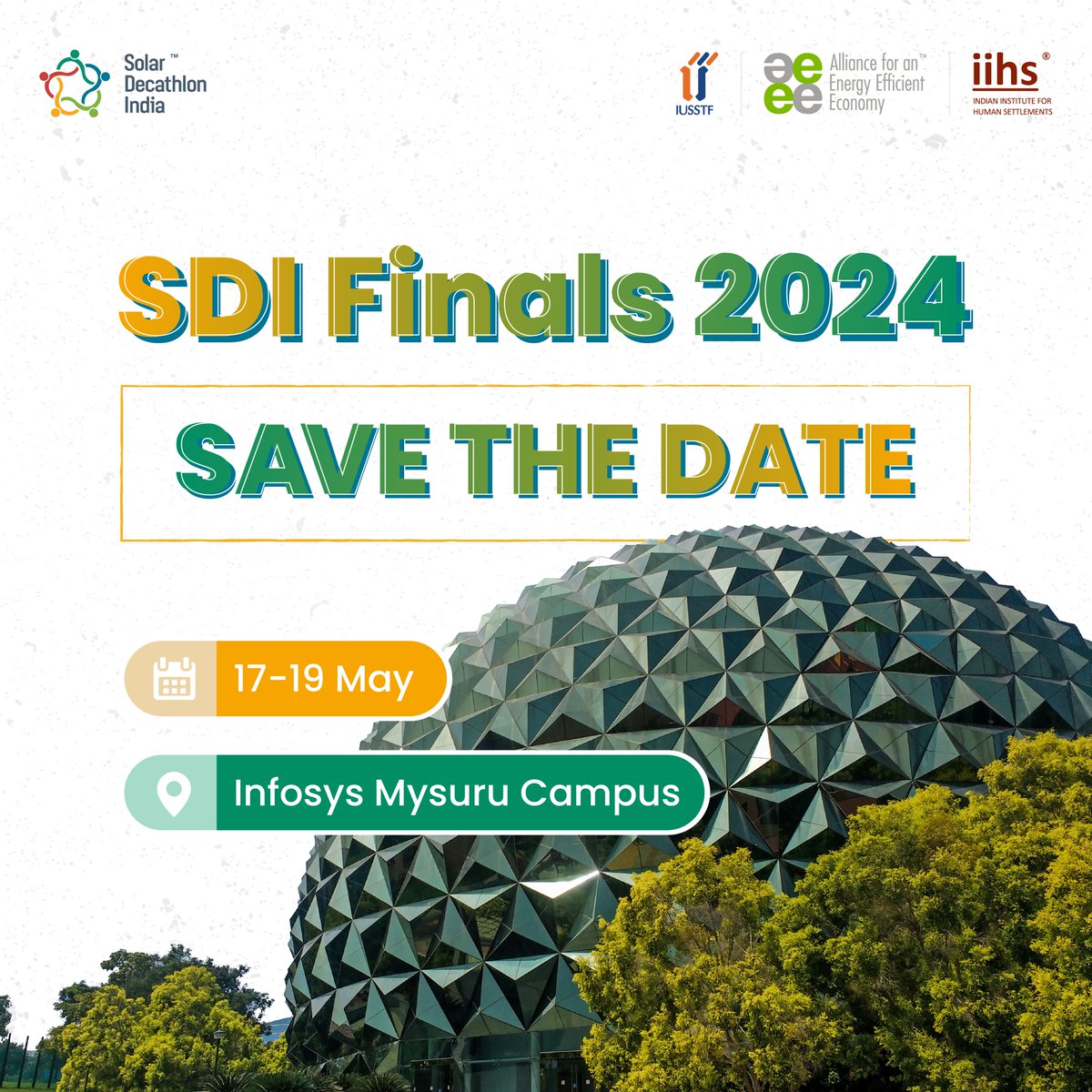 The #SDIfinals2024 is just around the corner! We'll get together in person at @infosys Mysuru for final presentations, winner announcements, the CSI Exhibition & Award, Career Fair, and more. If you’re not joining us in person, you can tune into YouTube to catch the livestream.