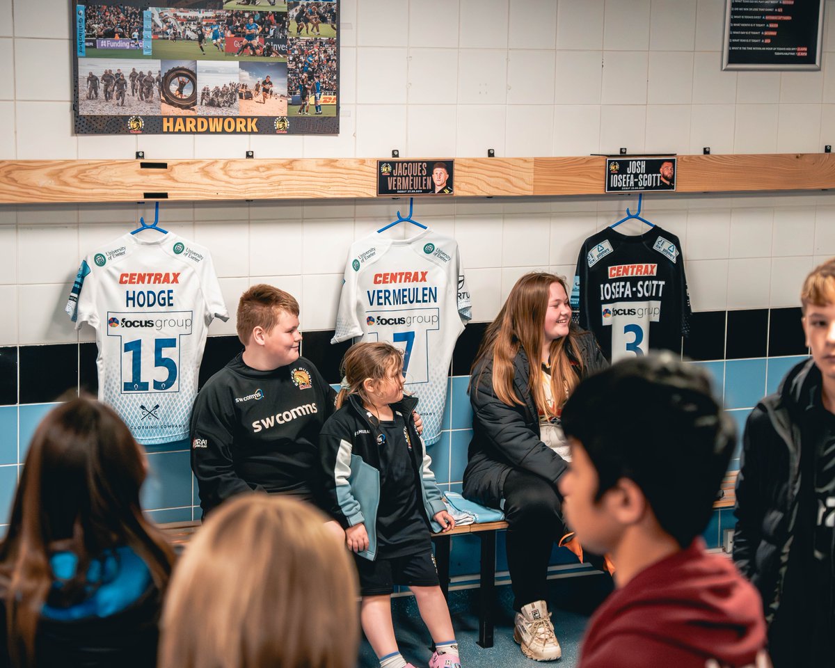What a day 🙌 We had over 1⃣5⃣0⃣ Future & Junior Chiefs at our exclusive event last week! 😱 With a tour of the gym, changing rooms, sports science lab, and even a mini analysis session it was a great look at behind the scenes at Sandy Park 🤩 #JointheJourney