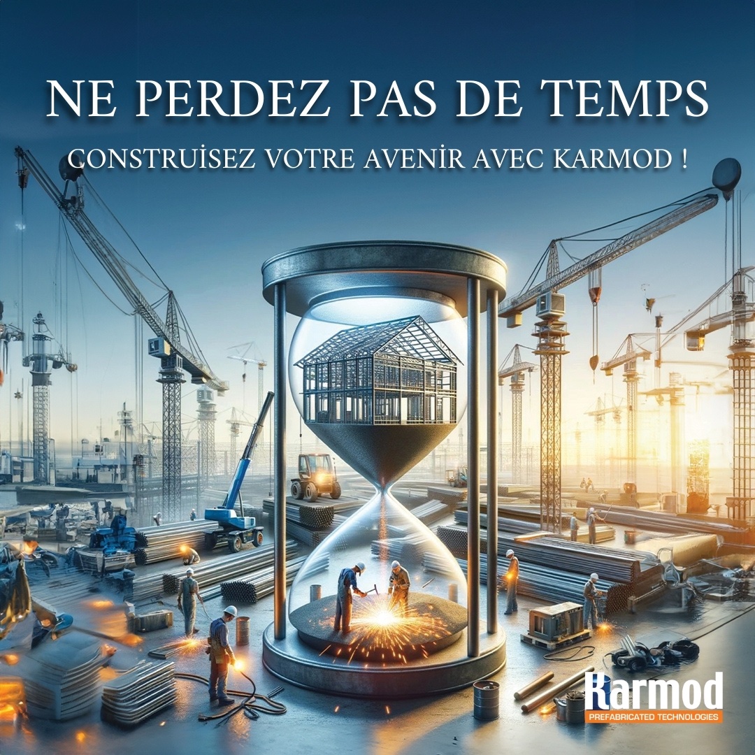 KarmodFR's tweet image. Within the swiftly flowing currents of time, shape your future now with Karmod. 🚀⏳ Utilize our fast, economical, and high-quality prefabricated solutions to make the most efficient use of time. Now is the perfect moment to lay the foundations of the future!
#StopTime