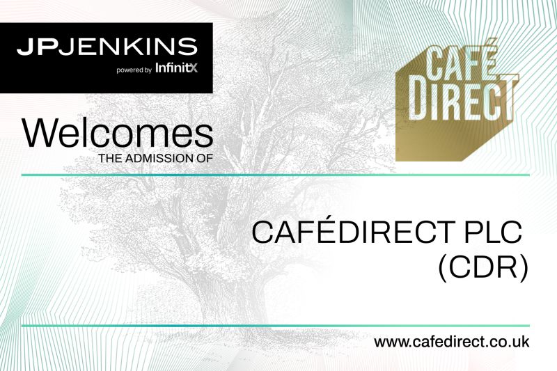 JP Jenkins (@jpjenkinsltd) on Twitter photo We're pleased to announce that shares of <a href="/Cafedirect/">Cafédirect coffee</a> have been admitted onto the JP Jenkins securities matching venue.
Cafédirect Plc is a British coffee company est. in 1991 that is driven by a passion for fairness and sustainability. Learn more at jpjenkins.com/company/cafedi… We're pleased to announce that shares of <a href="/Cafedirect/">Cafédirect coffee</a> have been admitted onto the JP Jenkins securities matching venue.
Cafédirect Plc is a British coffee company est. in 1991 that is driven by a passion for fairness and sustainability. Learn more at jpjenkins.com/company/cafedi…