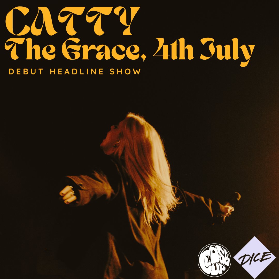 NEW // Fresh off releasing her hot new track 'I Dated A Monster' @cattymp3 will be playing The Grace this July! 📅 Thursday 04 July 2024 🎟️ Tickets on sale now 👉 ticketweb.uk/event/catty-th…