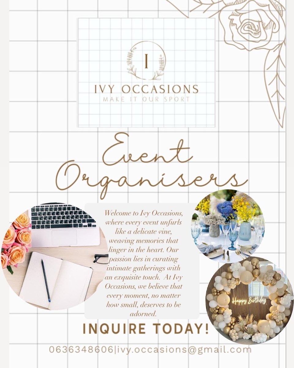 _IvyDotCom's tweet image. Make it our sport to organise your event!✨