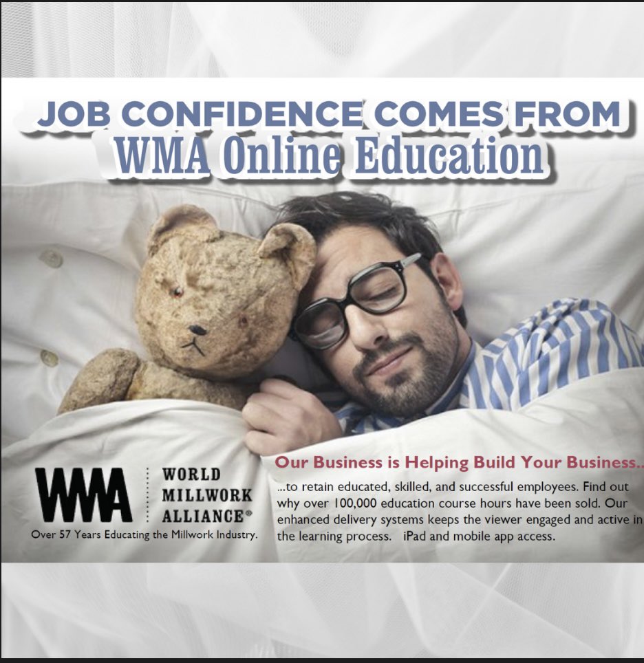 Learn more at - worldmillworkalliance.com/education-over…   #WMAeducation #millworkeducation #onlineeducation #WMA #WorldMillworkAlliance