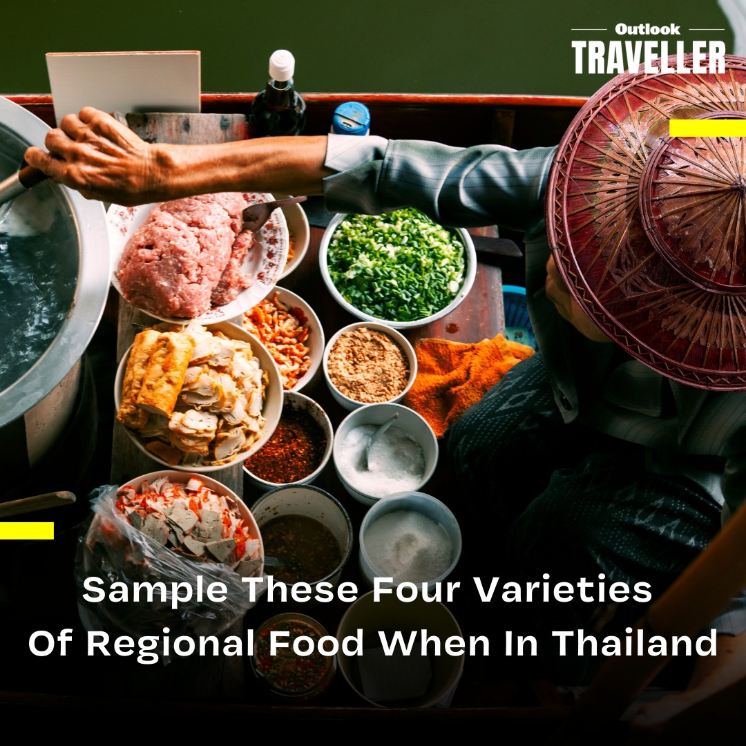 #DestinationOfTheMonth | Want your taste buds to be tantalised? Explore Thailand's diverse culinary landscape, where each region tells a flavourful story. #OutlookTraveller #Thailand #ThailandTourism #PlacesToVisit #Summer #SummerVacation outlooktraveller.com/experiences/fo…