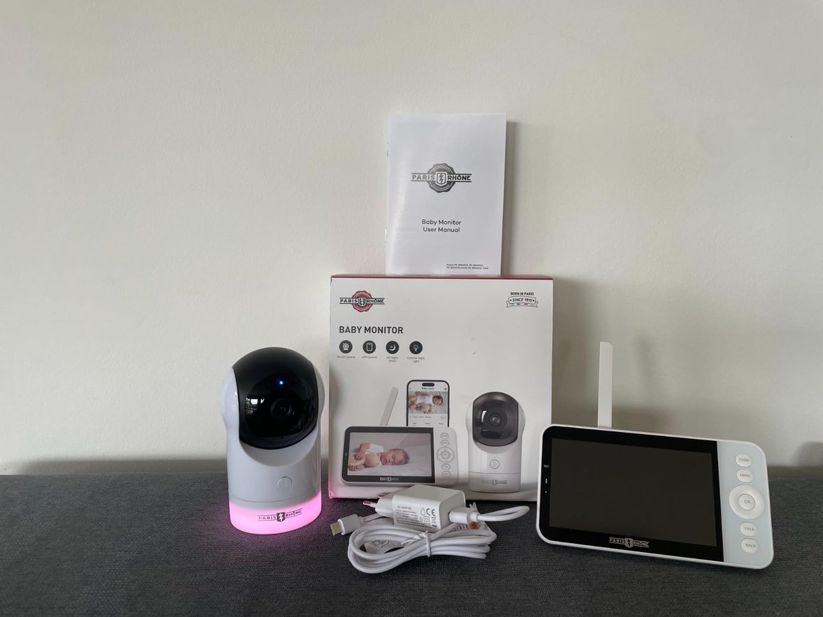 ⭐⭐⭐⭐⭐ 'The baby monitor not only met my expectations, but even exceeded them. Whether during the day or at night, this baby monitor always provides a reassuring feeling of security that my child is doing well.' 📷 Florian #ParisRhône #Baby #Babymonitor #Review