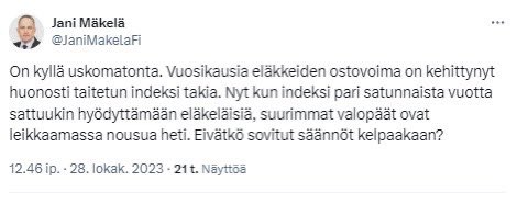 Saat mitä tilaat? 🧐 @ir_rkp @JaniMakelaFi #perussuomalaiset