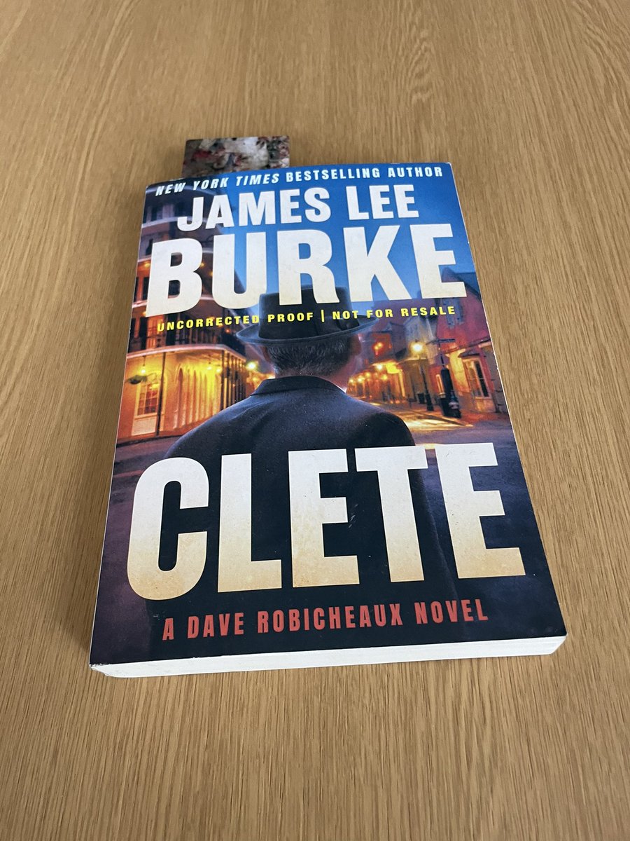 Written in the very different voice of Clete Purcel, this is a reminder, if one were needed, not only of how good @JamesLeeBurke is, but also how versatile, even in his 88th year. We’re fortunate to have him.