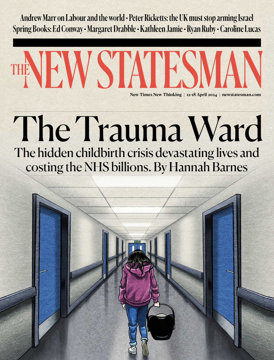 This week’s cover story: The trauma ward by @hannahsbee Inside: • @LordRickettsP: The UK must stop arming Israel • @Anoosh_C: How Britain legalised crime • @AndrewMarr9: Labour’s foreign policy factory newstatesman.com/politics/healt…